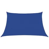 vidaXL Sonnensegel 160 g/m2 Blau 3/4x2 m HDPE