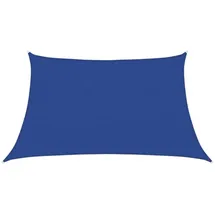 vidaXL Sonnensegel 160 g/m2 Blau 3/4x2 m HDPE