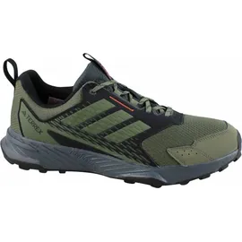 adidas Terrex Tracefinder 2 Herren, Outdoor Wander Spazieren JI4285 - Schwarz/Grün - 45 1/3