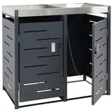 MCW MCW, Gartenhaus + Gartenschrank, H40b
