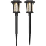 Star Trading LED-Solarlampen Monaco warmweiß 2er Set