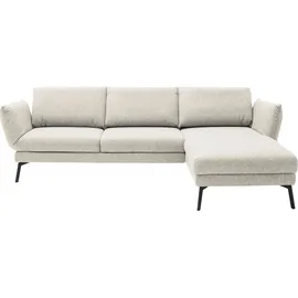 Schöner Wohnen Ecksofa "Spin, Multifunktionssofa, bequem und hochwertig verarbeitet, L-Form", beige (natur), B:329cm H:87cm T:224cm, 54% Polyacryl, 46% Polyester, SCHÖNER WOHNEN-KOLLEKTION, Sofas, Ecksofa, Drehsitz-Funktion, USB-Anschluss, Armlehnfunktion, 