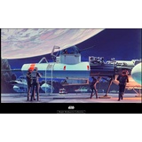 KOMAR Wandbild Star Wars Classic RMQ Yavin Hangar Star Wars, (1 St.), bunt