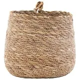 House Doctor 212470104 Korb, Hang, Natur, h: 16 cm, Dm: 18 cm, Steinzeug