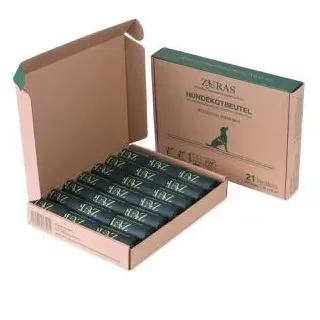 Zuras Hundekotbeutel biologisch abbaubar, 21 Rollen