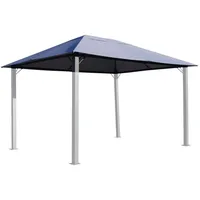Quick Star Ersatzdach für Pavillon Paris 3x4m Pavillondach Platingrau