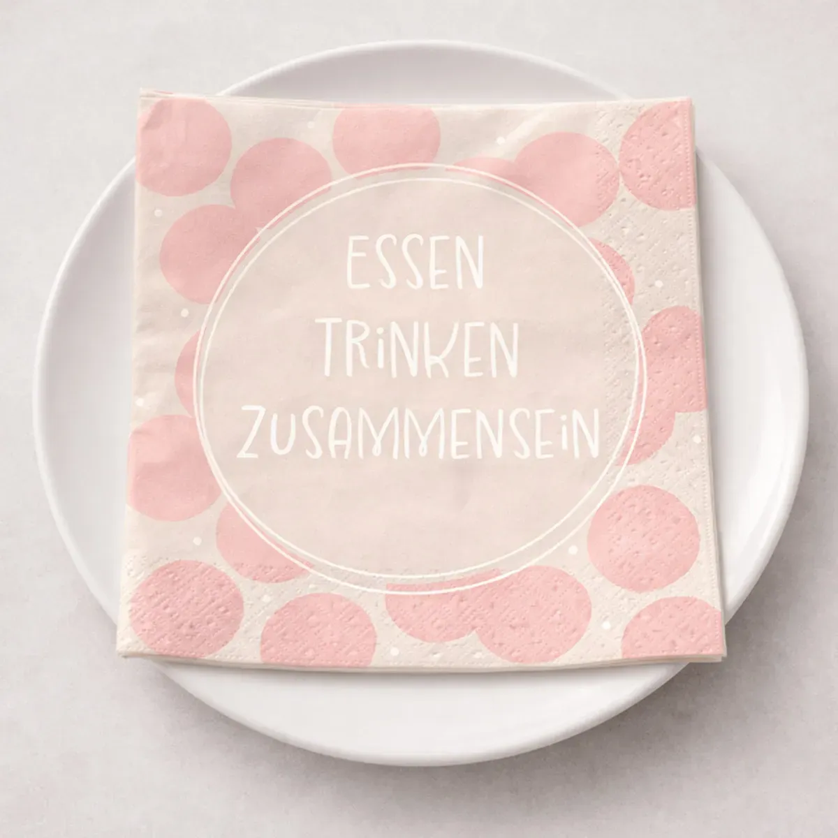 Serviette Essen Trinken Zusammensein