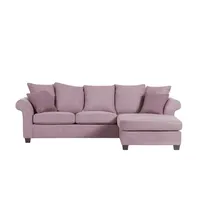Sofa.de Ecksofa ¦ rosa/pink ¦ Maße (cm): B: 266 H: 70 T: 95