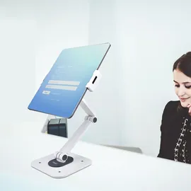 Startech Einstellbarer Tablet Tischständer für Samsung Galaxy Tab Weiss