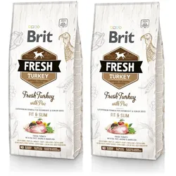 Brit Fresh Truthahn & Erbsen Adult Fit & Slim 2z12kg