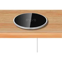 Kalb Material Für Möbel kalb | Qi Einbau Schnellladegerät Fast Charge Wireless Induktion Charger drahtlos Ladestation für Smartphones und Zubehör