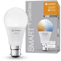 LEDVANCE Smarte LED-Lampe mit WiFi Technologie, Sockel B22d, Dimmbar, Lichtfarbe änderbar (2700-6500K), ersetzt Glühlampen mit 60 W, SMART+ WiFi Classic Tunable White, 1er-Pack
