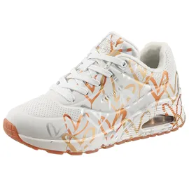 SKECHERS Uno - Metallic Love white/gold 38