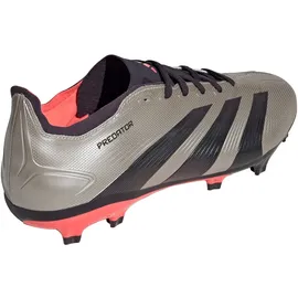 adidas Predator League FG Platinum Metallic / Aurora Black / Turbo 46    
