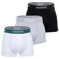 Lacoste Boxershorts, 3er Pack in Schwarz/Grau/Weiß S