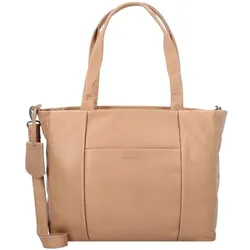 Burkely Just Jolie Handtasche Leder 40 cm  grau