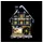 Hubrig Volkskunst GmbH Winterkinder Winterhaus - Zuckerbäckerei 15 cm elektrisch beleuchtet