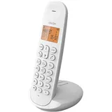 Logicom ILOA 155T Schnurloses Festnetztelefon mit Anrufbeantworter – Solo – Analoges und DECT-Telefon – Weiß