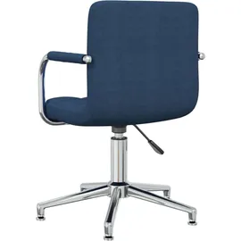 vidaXL Bürostuhl Stoff Blau