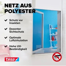 Tesa Fliegengitter STANDARD 130 x 150 cm Weiß