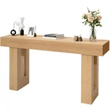 Vevor Konsolentisch 160 x 35 x 85 cm Naturholz
