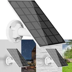 Effizientes 3W Solarpanel mit USB-C Anschluss, IP65 Schutz, für Akku IP Kameras, solare Stromversorgung für Ihre Sicherheitskameras