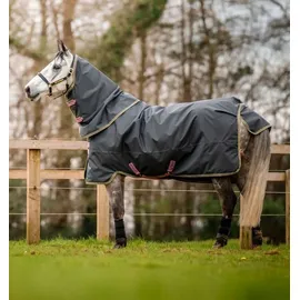 Horseware Amigo Hero Ripstop Lite Plus Halsteil 0g Turnout Decke wasserdicht Shadow/Rose & Navy, Horseware Deckengröße: 145 cm / 6 ́6