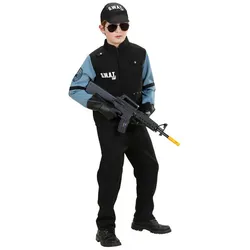 Amerikanisches S.W.A.T-Kommando-Kostüm - Größe 128 cm
