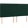 vidaXL Boxspringbett 180 x 200 cm Dunkelgrün