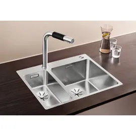 Blanco Andano 340/180-IF/A InFino Einbau Becken rechts mit Ablauffernbedienung edelstahl (525247)