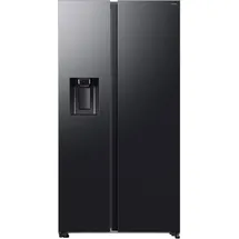 Samsung RS70F66KCFEF Side-by-Side (634 l, 1784 mm hoch, Schwarz)
