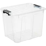 PLAST TEAM Vertriebs GmbH Aufbewahrungsbox HOME BOX 40 l 1-tlg. transparent