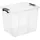 PLAST TEAM Vertriebs GmbH Aufbewahrungsbox HOME BOX 40 l 1-tlg. transparent