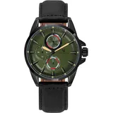 Orphelia Herren Multi Zifferblatt Uhr Eddington mit Echtleder Armband OR71901