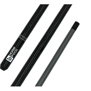 BILMAG Billardqueue Pool Queue Cue, Kinderqueue Rookie 2-TLG, 130cm, schwarz grau