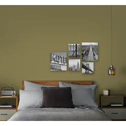 Leinwandbild ART FOR THE HOME "Set City", bunt (farbe bild(er): mehrfarbig), B:60cm H:80cm T:2,5cm, Bilder