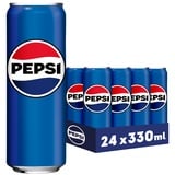 Pepsi Cola, Das Original von Pepsi, Koffeinhaltige Cola in der Dose, EINWEG Dose (24 x 0.33 l) (Verpackungsdesign kann abweichen)