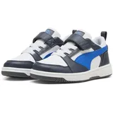 Puma Rebound V6 Lo Ac White / Hyperlink Blue / Galactic Gray 34