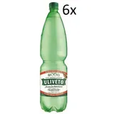 6x Uliveto Acqua Minerale Effervescente Naturale Mineralwasser sprudelnd 1,5Lt