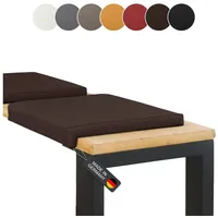 lycce Bankauflage 40 x 35 x 6 cm braun 1 St.