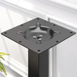GGM Möbel Bistrotisch 80 x 80 x 75 cm Eiche/Schwarz