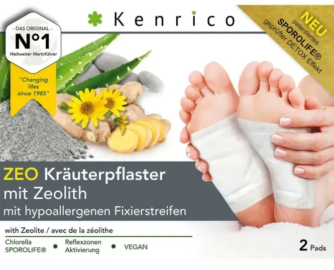 Kenrico ZEO Kräuterpflaster mit Zeolith (2St)