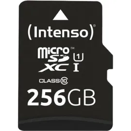 Intenso microSD UHS-I 256 GB + SD-Adapter