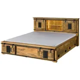 MASSIVMOEBEL24.DE RAILWAY LUX 140 x 200 cm Beige