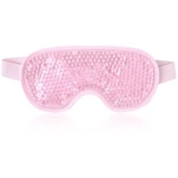 NEWGO Augenmaske Kühlend Kühlmaske Gesicht Kühlbrille für Migräne, Kopfschmerzen, Geschwollene, Müde Augen, Augenringe, Sinusschmerzen, Ice Eye Mask (Rosa)