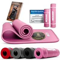NEOLYMP Fitnessmatte 61cm breit & extra dicke Sportmatte, gelenkschonende Trainingsmatte
