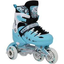 Nils Extreme 4-in-1 Inline-/Schlittschuhe Mint NH10905 Verstellbarer Multi-Skate für Straße und Eis - Türkis