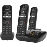 Gigaset As690Ar Trio Dect Telefon Schwarz - Schwarz