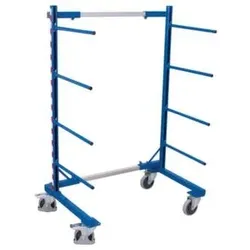 VARIOfit Spezialwagen, Tragl. 400kg, 8 Tragarme, HxLxB 1800x800x440mm, RAL5010