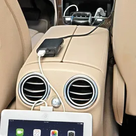 CARTREND 4-Port USB Ladestecker XXL 9,6A - Schwarz